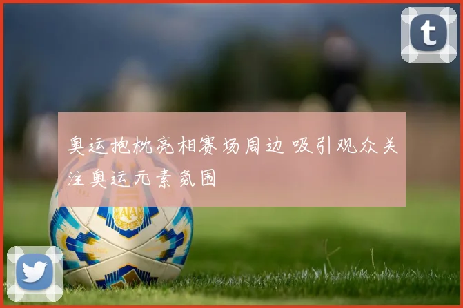 奥运抱枕亮相赛场周边 吸引观众关注奥运元素氛围